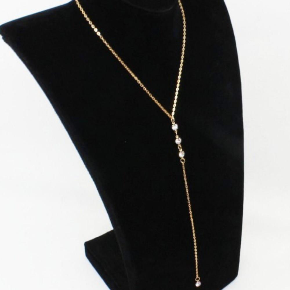 Crystal Backdrop Back Body Necklace - Picture 6 of 15